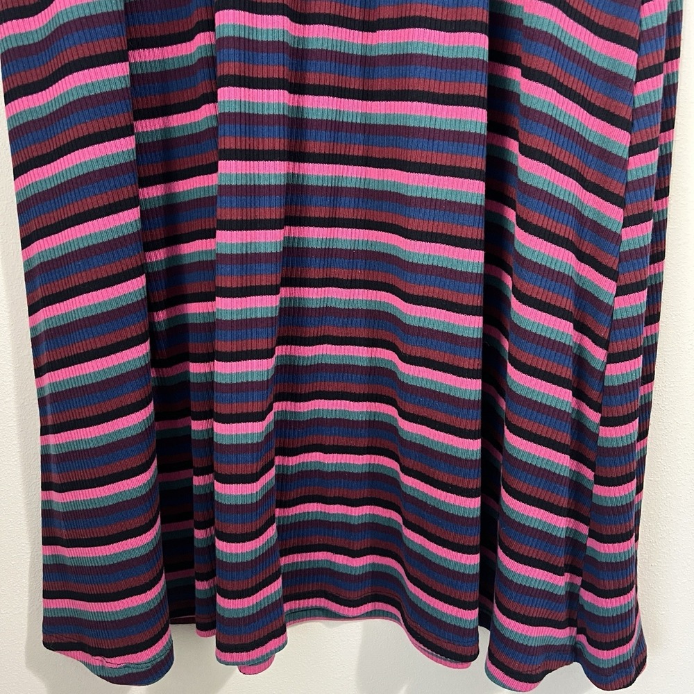 The Nines by Hatch Maternity Women's‎ Large Midi Sweater Dress Striped Ribbed - Picture 9 of 11